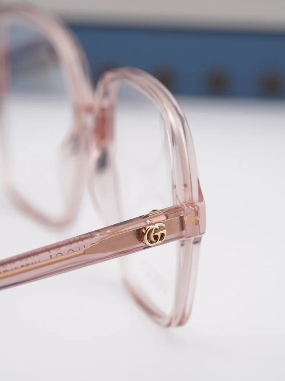 Gucci GG1994O 003 Square Eyeglasses 53mm - Crystal Pink
